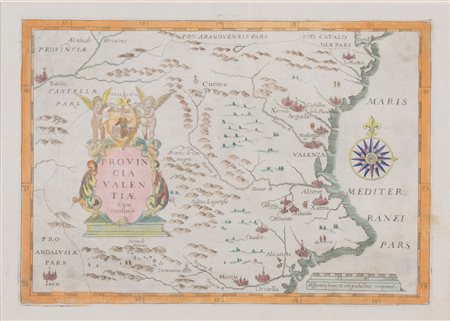 Lotto composto da quattro mappe. Stampa calcografica con interventi ad...