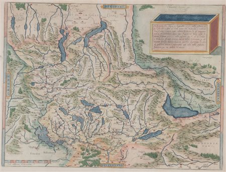 Lotto composto da quattro mappe. Stampa calcografica con interventi ad...