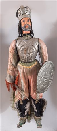 "Orlando", pupo siciliano. Prima metà del XX secolo. Realizzato con anima in...