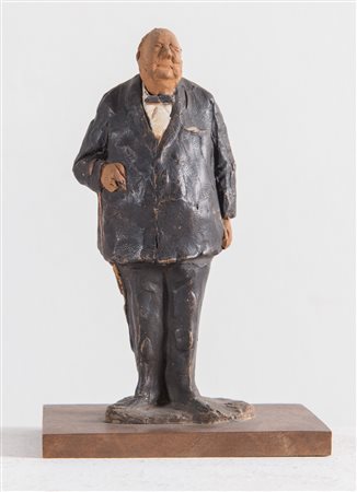 CLETO TOMBA (Castel San Pietro Terme 1898 - Bologna 1987) "Churchill"....