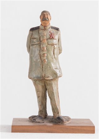 CLETO TOMBA (Castel San Pietro Terme 1898 - Bologna 1987) "Stalin". Scultura...