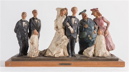 CLETO TOMBA (Castel San Pietro Terme 1898 - Bologna 1987) "Sposalizio"....