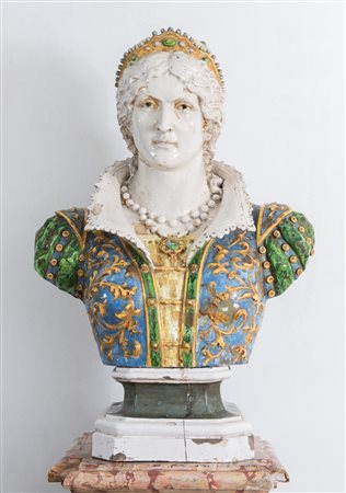 ANGELO MINGHETTI, Bologna, XIX secolo/XX secolo. "Busto di nobildonna"....