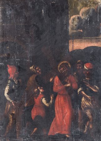 Maestro ferrarese dell’inizio del XVII secolo. "Ottava stazione della Via...