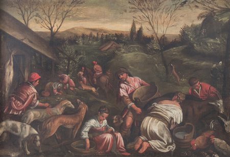 Ambito di, Francesco Giambattista da Ponte, detto FRANCESCO BASSANO. “Scena...