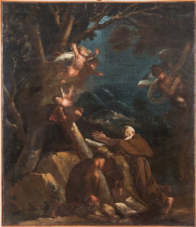 FEDERICO BENCOVICH (Almissa 1677- Gorizia 1753), attr. "Frate in preghiera"....