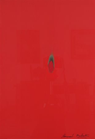 AUBERTIN BERNARD (Fontenay aux Roses 1934) "Semema" 2010 Bruciatura su carta...