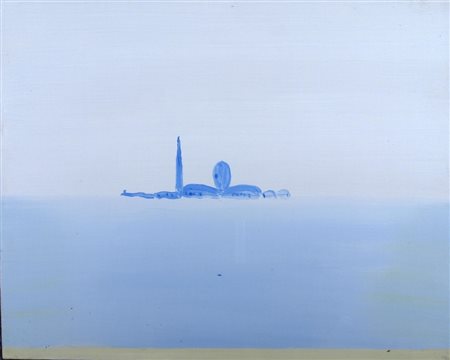 GUIDI VIRGILIO (Roma 1891 - Venezia 1984) "San Giorgio, Venezia" fine anni...