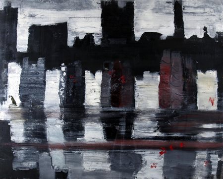 FRANGI GIOVANNI (Milano 1959) "Venezia" 2007 Olio su tela cm. H: 74.00 L:...