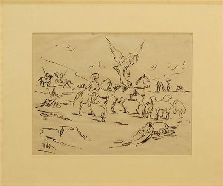 MIRKO BASALDELLA  - Senza Titolo (anni 60)