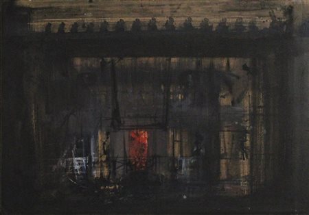 EMILIO SCANAVINO  - Gli Altiforni  (Anno 1957)