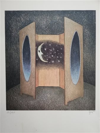 Enrico Benaglia "La luna nell'armadio", anni '80 