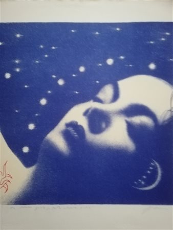 Omar Galliani, "Nuovi Santi", 2015