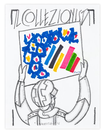 BRUNO CHERSICLA (1937-2013) E ENNIO FINZI (1931) - Il collezionista, 2002