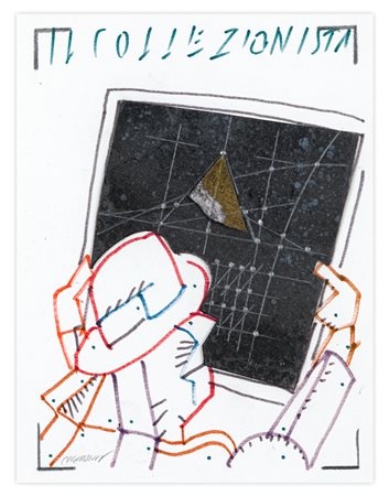 BRUNO CHERSICLA (1937-2013) E WALTER VALENTINI (1928) - Il collezionista, 1988