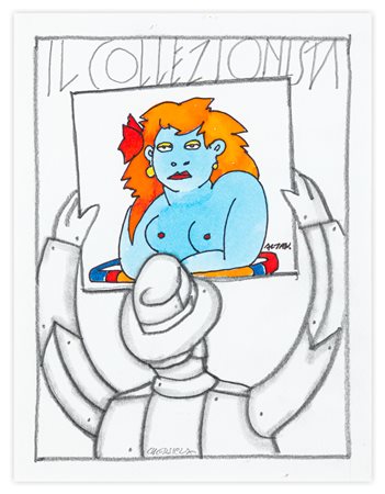 BRUNO CHERSICLA (1937-2013) E ALTAN (1942) - Il collezionista, 2004