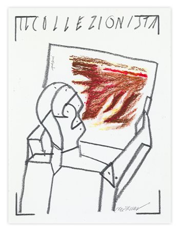 BRUNO CHERSICLA (1937-2013) E ENRICO PULSONI (1943) - Il collezionista, 1987