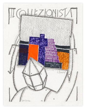 BRUNO CHERSICLA (1937-2013) E LUIGI SPACAL (1907-2000) - Il collezionista, 1994