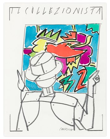 BRUNO CHERSICLA (1937-2013) E UGO NESPOLO (1941) - Il collezionista, 1988
