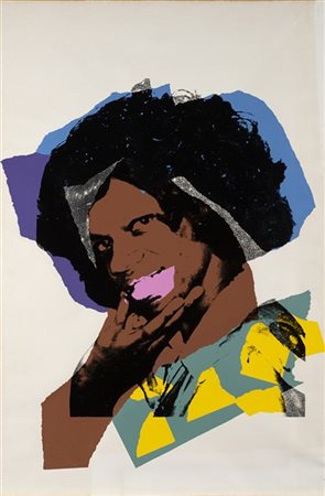Andy Warhol "Ladies and Gentlemen" 1975
serigrafia a colori
cm 111x73,2
Firmata,