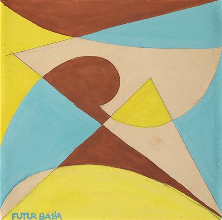 Giacomo Balla "Motivo per mattonella con linee di velocità e di spazio" 1925-193