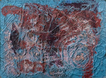 Gerome Kamrowski "Senza titolo" anni '50
tecnica mista su cartone
cm 55x75
Firma