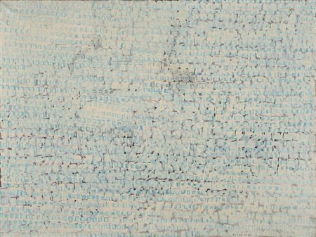 Sergio Dangelo "Tel Aviv" 1960olio su telacm 60x79,5Firmato e datato 1960 in