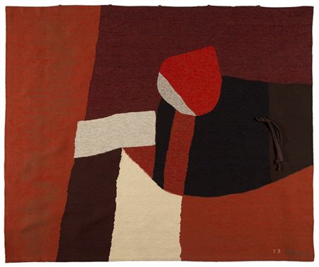 Afro "Lume di candela" 1972
arazzo in lana 7 colori
cm 154x184
Firmato e datato