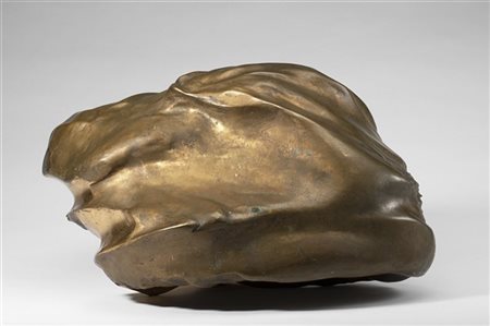 Francesco Somaini "Masso erratico" 1985
bronzo patinato con lucidi parziali, pez