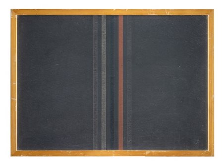 Elio Marchegiani "Grammature di colore" 1974
tecnica mista su lavagna
cm 53x73
F