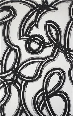 Gianni Asdrubali "Senza titolo" 1987
acrilico su tela
cm 106,5x66
Firmato al ret