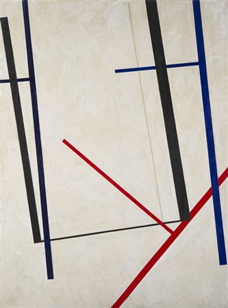 Gianfranco Pardi "Pali blu" olio su telacm 200x150Firmato e titolato al retro