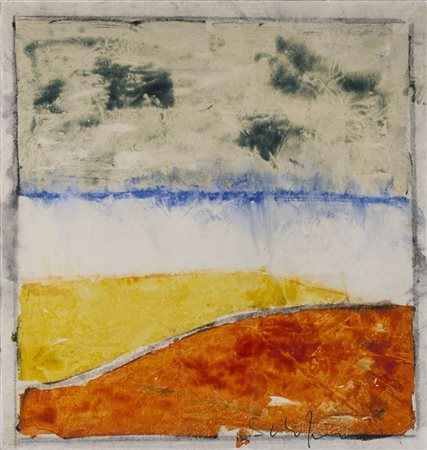 Mario Schifano "Senza titolo" seconda metà anni '70
smalto e pastello su tela
cm