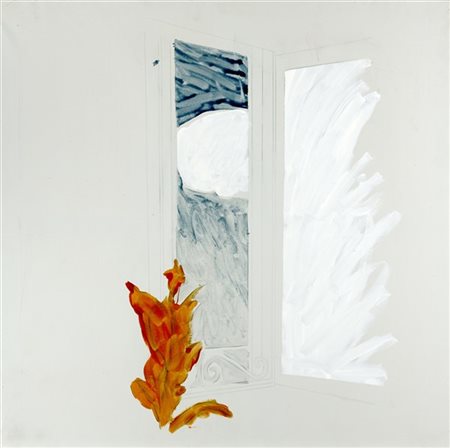 Mario Schifano "Senza titolo" seconda metà anni '70
smalto e grafite su tela
cm