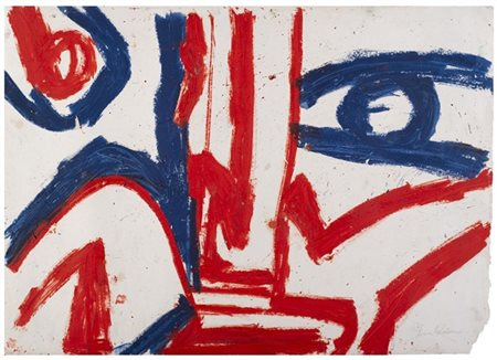 Bengt Lindstrom "Senza titolo" 
olio su carta
cm 50x70
Firmato in basso a destra