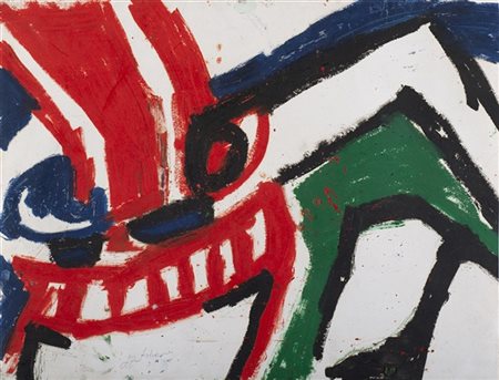 Bengt Lindstrom "Senza titolo" 
olio su carta
cm 50x65
Firmato in basso a sinist