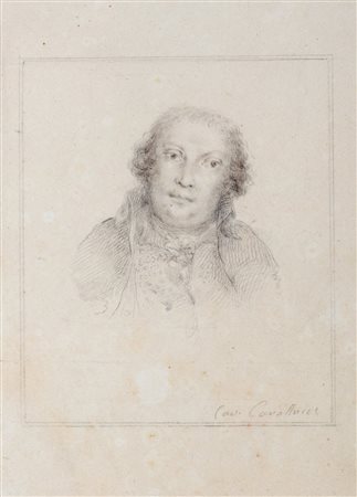 Antonio  Cavallucci (Sermoneta 1752-Roma 1795)  - Ritratto di gentiluomo