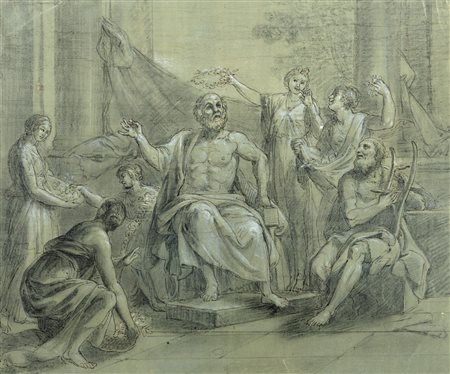 Tommaso Conca (Roma 1734-1822)  - Orazione di un filosofo o di un poeta