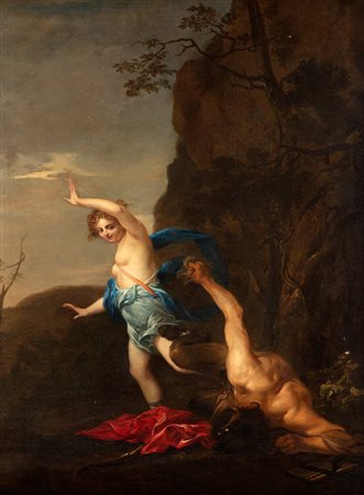 Cornelis van Poelenburgh (Utrecht 1590-1667)  - Pan e Siringa