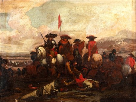 Scuola veneta, fine del secolo XVII - Riposo dopo la battaglia