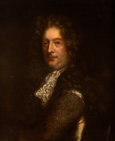 Cerchia di Ferdinand Voet (Anversa 1639 – Parigi 1689) - Ritratto di gentiluomo a mezzo busto