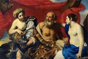 Giovan Francesco De Rosa, detto Pacecco (Napoli 1607-1656)  - Loth e le figlie