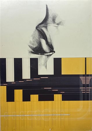 BONALUMI AGOSTINO Vimercate (Mb) 1935 Senza titolo 1975 Serigrafia su...