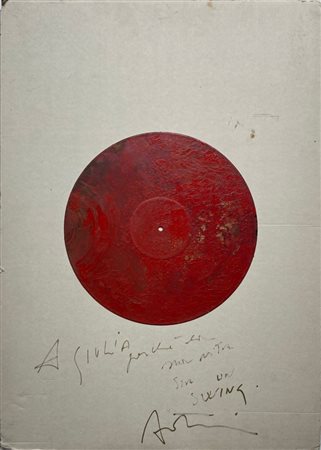 ROTELLI NEREO MARCO Venezia (Ve) 1955 Senza titolo Mista su disco applicato...