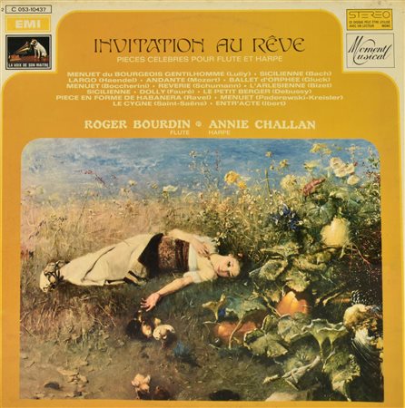 Roger Bourdin e Annie Challan INVITATION AU REVE LP 33 giri, EMI