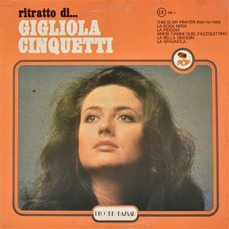 Gigliola Cinquetti RITRATTO DI... LP 33 giri, Record Bazaar, CBS-Sugar 1976