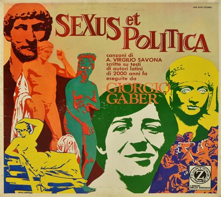 Giorgio Gaber SEXUS ET POLITICA LP 33 giri, Vedette Records per la serie...