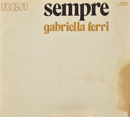 Gabriella Ferri SEMPRE LP 33 giri, Edizione con copertina poster apribile, RCA