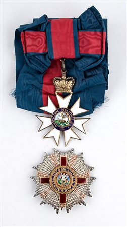 Gran Bretagna, Ordine di San Michele e San Giorgio, set di gran croce, E II