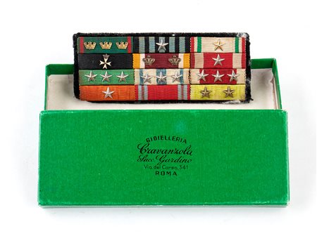 Italia, Repubblica, lotto di nastrini per uniforme
